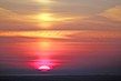 Luftbild Usedomer Haff, Sonnenaufgang - Zum Vergrößern bitte anklicken